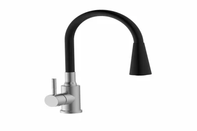 Смеситель для кухни с силиконовым изливом АНТЕЙ 1/10