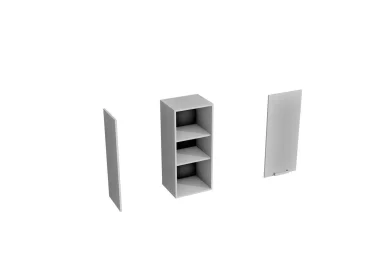 Верхний шкаф Аленушка ВВ 400 высокий правый