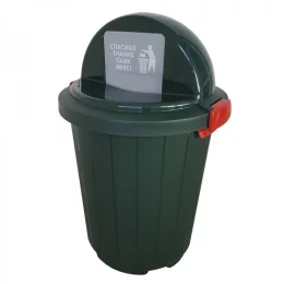 Бак круглый с крышкой-клавишей 105 л