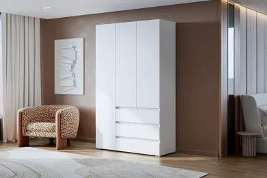 Шкаф Люмо 3-х створчатый с ящиками ШК 06