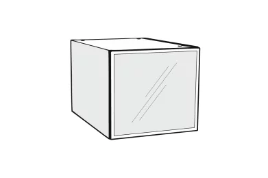 Шкаф навесной горизонтальный Авеню В40(В)/360 витрина