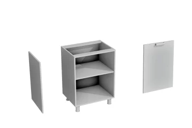 Нижний шкаф Аленушка Н 601 одностворчатый левый