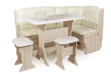 Кухонный уголок Орхидея Автор (столешница МДФ с фотопечатью)