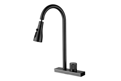 Смеситель для кухни Ledeme L74198B из нержавеющей стали с каскадным душем