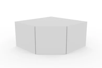 Антресоль Монблан угловая