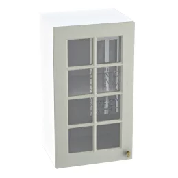 Шкаф верхний СМ со стеклом 400 (h=716) ШВС 400