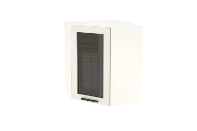 Шкаф верхний СМ угловой со стеклом 590 (h=716) ШВУС 590