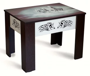 Журнальный столик ЧС с фотопечатью