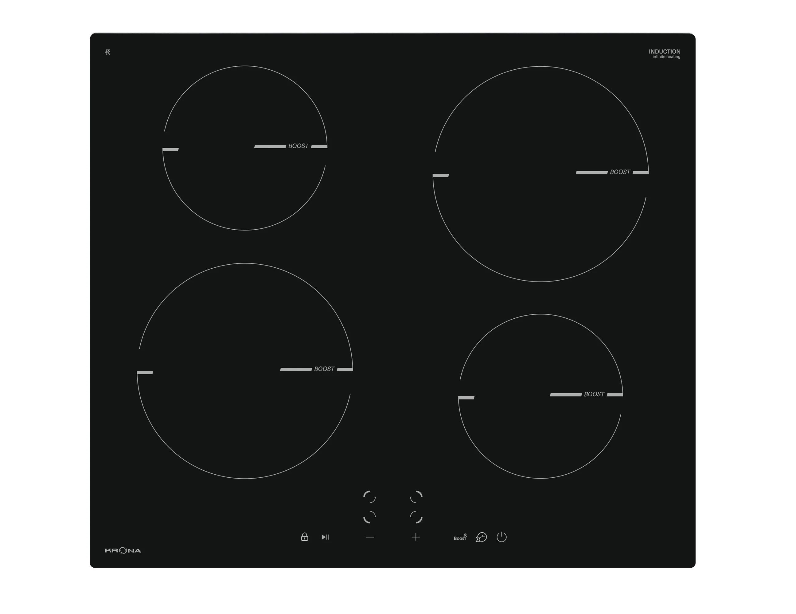 Варочная панель KRONA MAGIER 60 BL 4BTK