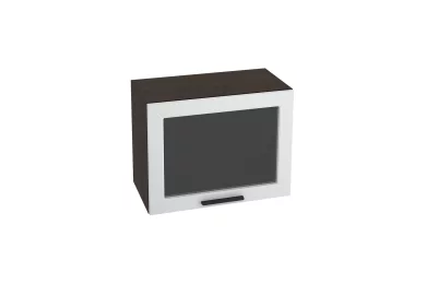 Шкаф верхний СМ горизонтальный со стеклом 600 (h=460) ШВГС 609