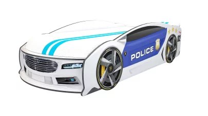 Кровать машина серия Манго Ауди с подъемным механизмом