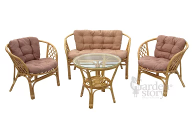 Набор мебели Багамы коричневый, бежевый Garden story