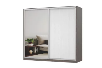 Шкаф-купе Роланд 2-х створчатый с 1 зеркалом Р172