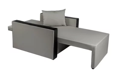 Кресло-кровать Милена с подлокотниками (рогожка/кожзам)