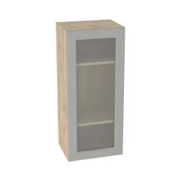 Шкаф верхний Ницца Royal со стеклом 400 (h=920)