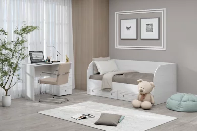 Кровать Алисия 0,9 с ящиками