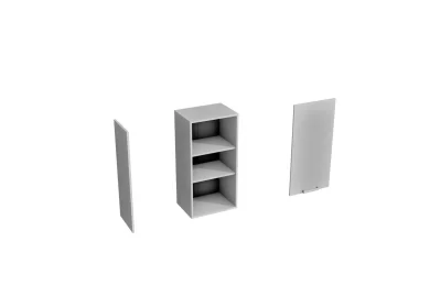 Верхний шкаф Аленушка ВВ 450 высокий левый