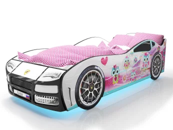 Кровать-машина Турбо с подъемным механизмом c подсветкой