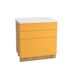 Шкаф нижний СМ 3 ящика ШН3Я 800