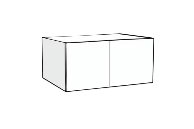 Шкаф навесной горизонтальный Авеню В80/360