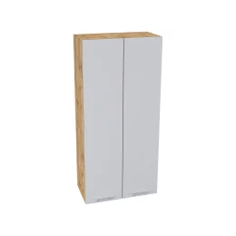 Шкаф верхний пенал СМ с 2 створками 600 (h=1290) ШВП 600