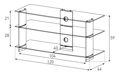 Стойка под ТВ Sonorous PL 3100