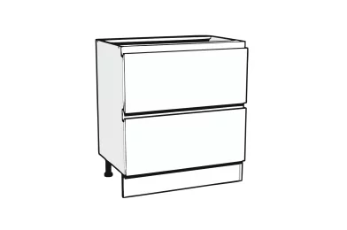Шкаф кухонный нижний Авеню Н60 2ящ (FE)