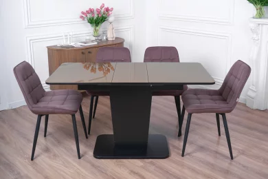 Стол Грант раздвижной со стеклом