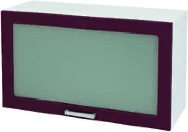 Шкаф Кремона горизонтальный со стеклом ШВГСП 800-920 (фрезеровка снизу, глубокий)