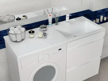 Раковина над стиральной машиной Uperwood Марсал 120 правая