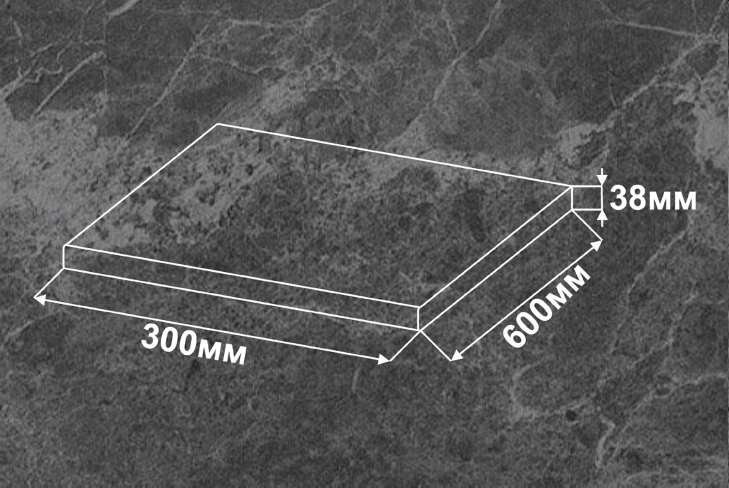 Столешница SANVUT 300х600х38 мм