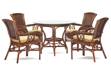 Обеденный комплект Андреа (Andrea) (стол + 4 кресла)