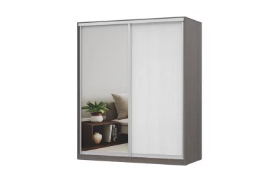 Шкаф-купе Роланд 2-х створчатый с 1 зеркалом Р132